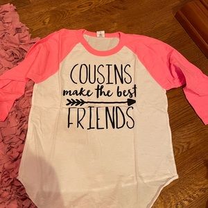 Cousins custom baseball tee